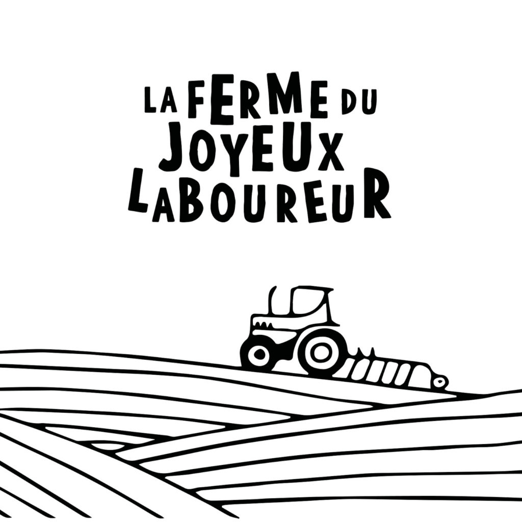 logo, ferme du joyeux laboureur, marçay, 37, indre et loire